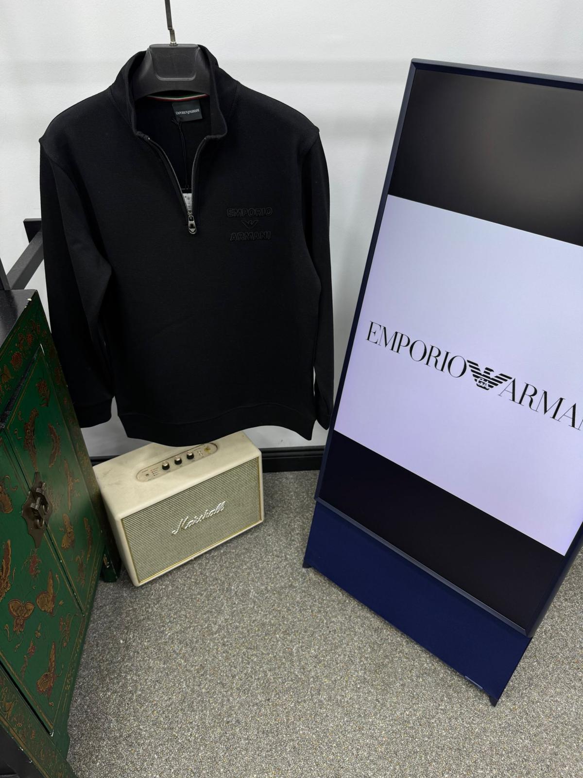 Emporio Armani Polo Sweatshirt Made in Turkey