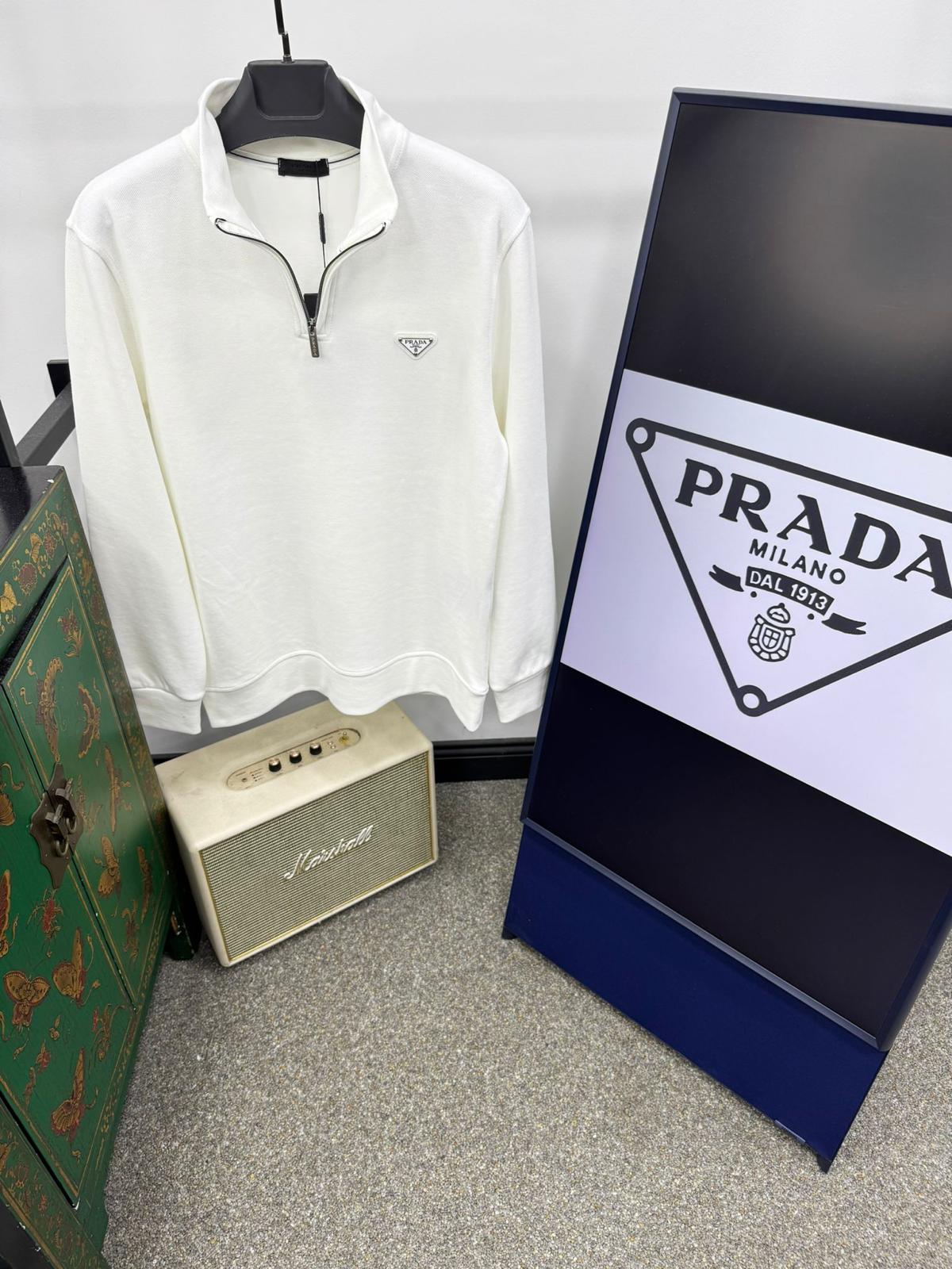 Prada Polo Sweatshirt Made in Turkey