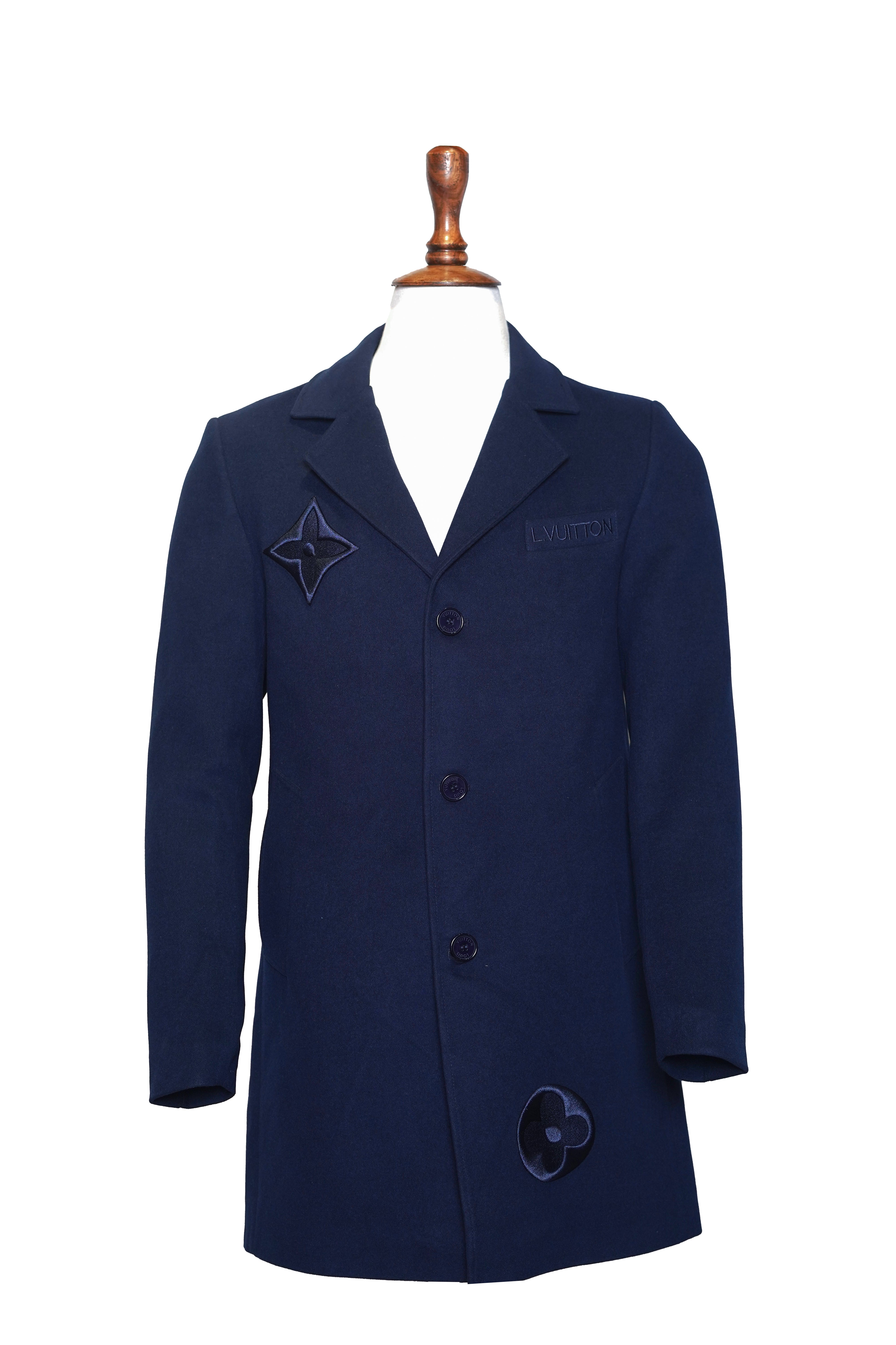 Louis Vuitton Long Coat 1:1 Grade Made In Turkey