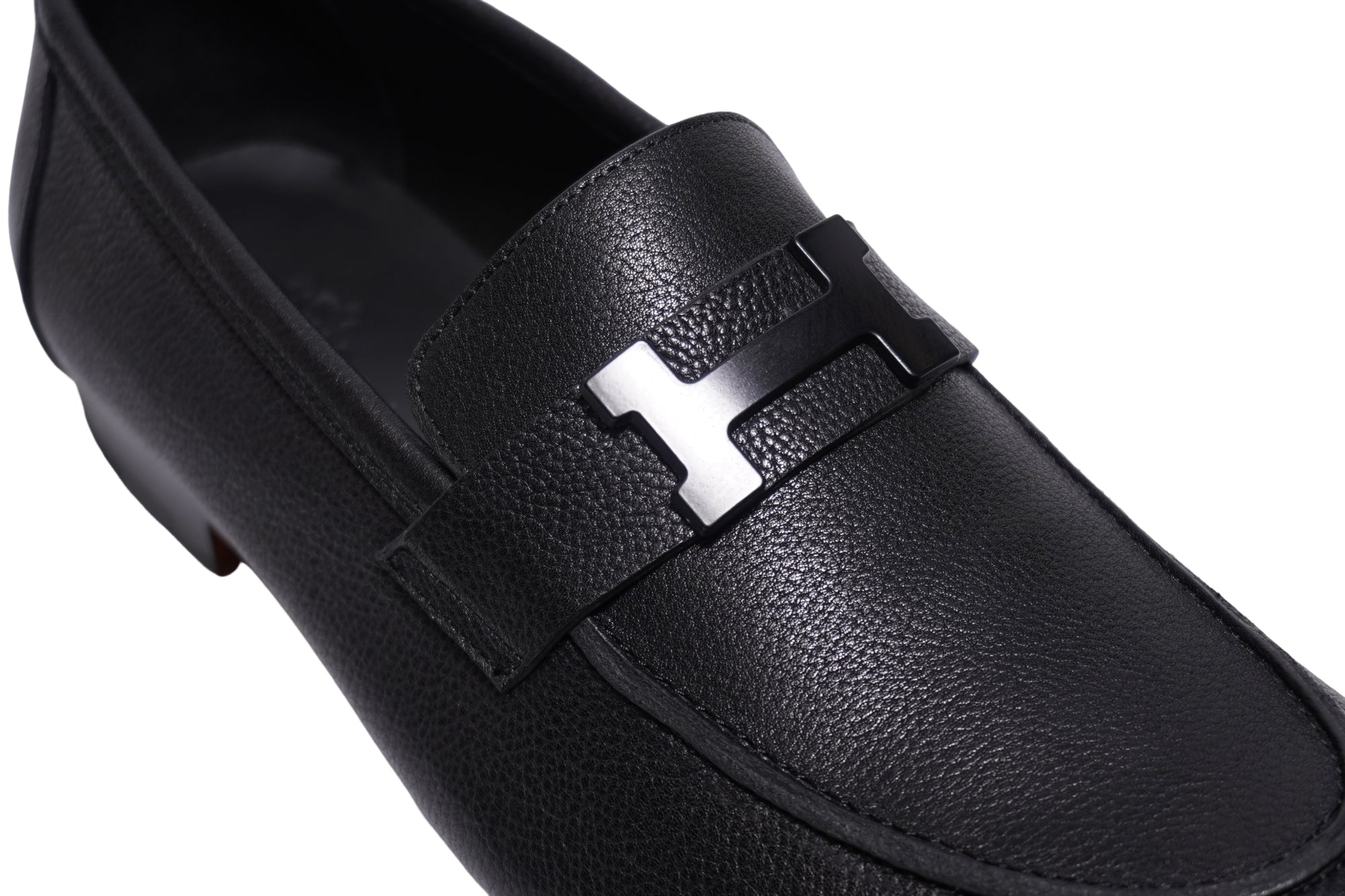 Hermes black Calf Leather Loafers 1:1 Grade