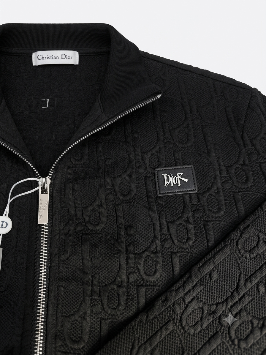 Dior Monogram Embossed Tracksuit Set 1:1 Grade
