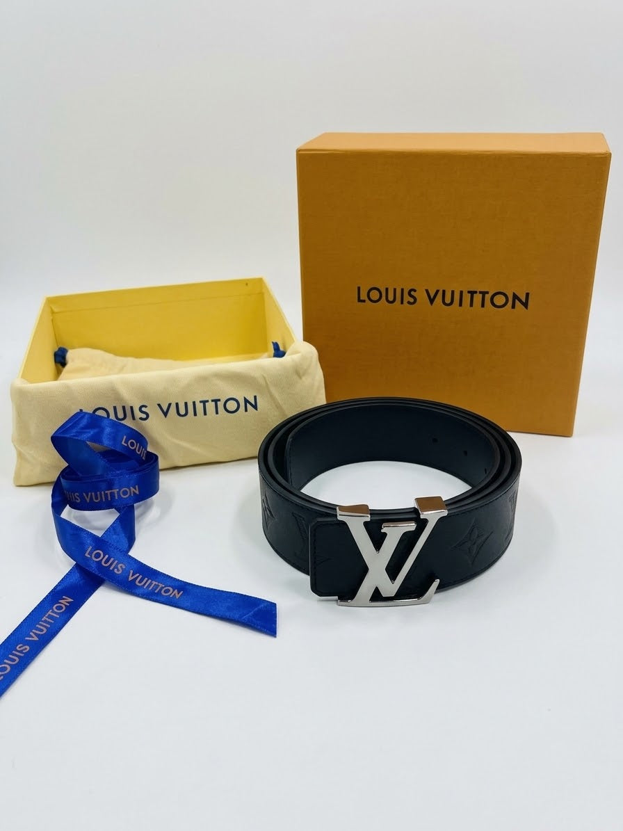 Louis Vuitton 1:1 Grade Monogram Eclipse Reversible Belt