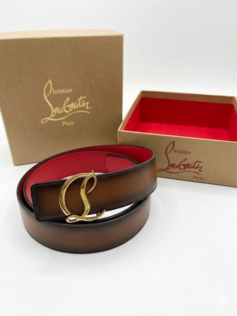 Christian Louboutin CL Logo Belt 1:1 Grade Quality