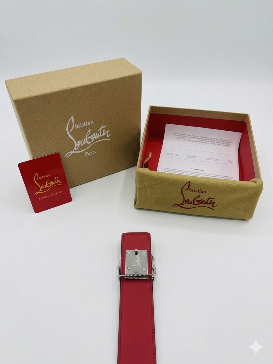 Christian Louboutin CL Logo Belt 1:1 Grade Quality
