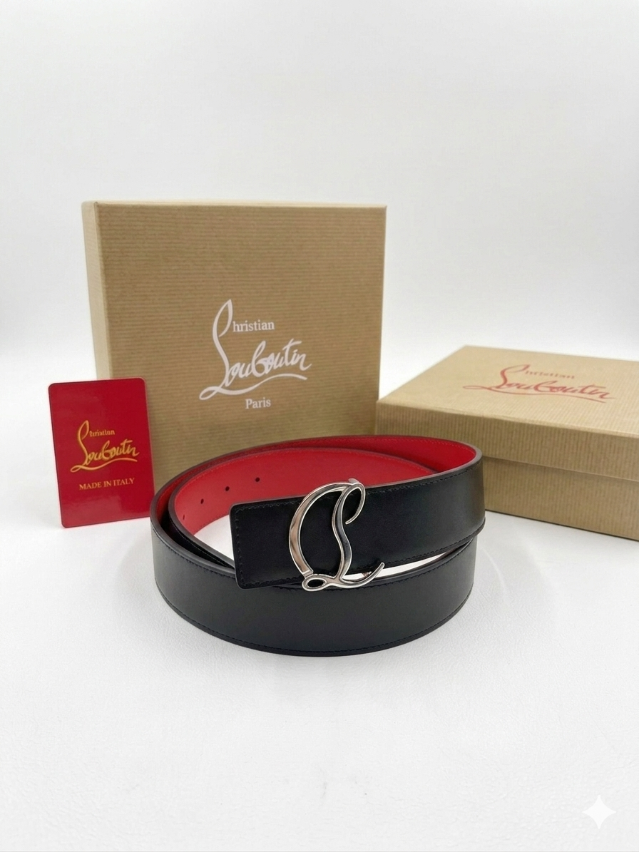 Christian Louboutin CL Logo Belt 1:1 Grade Quality