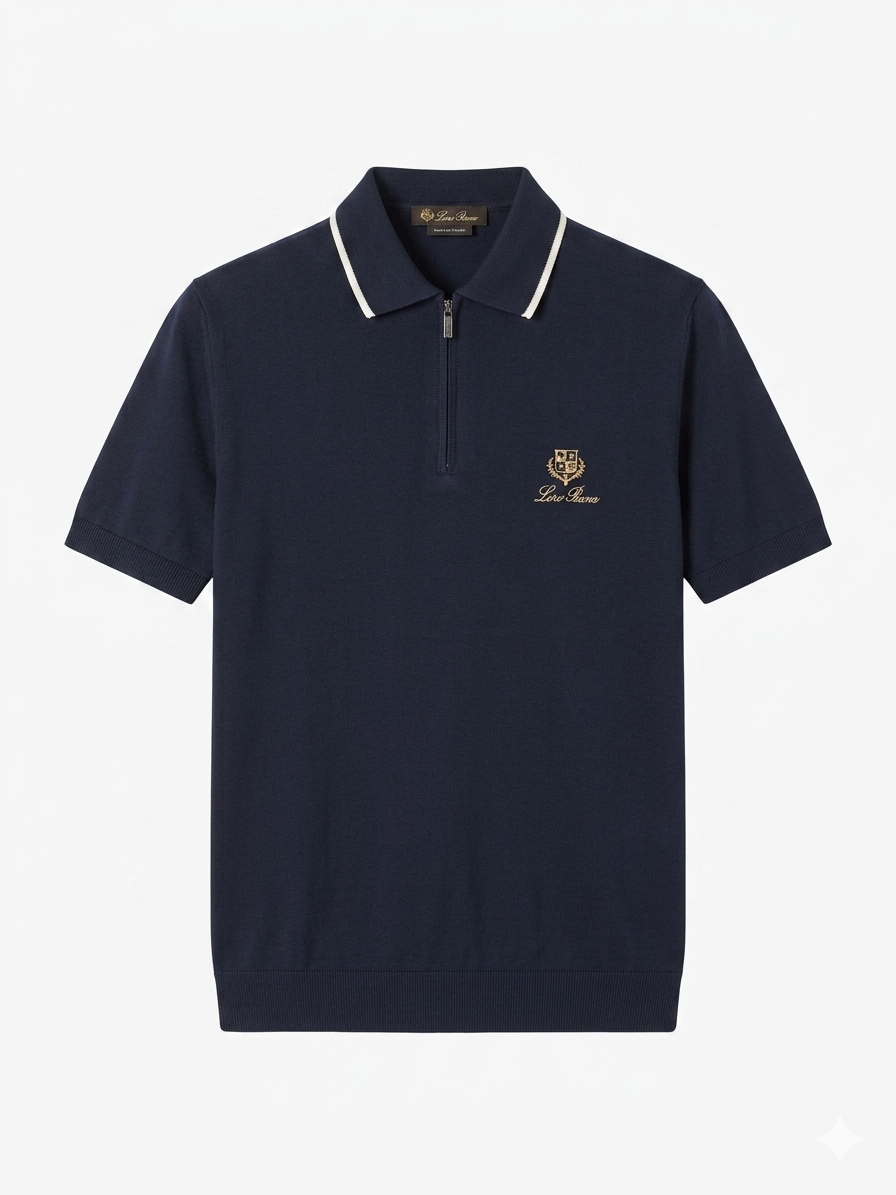 Loro Piana Polo 1:1 Grade Knitted Fabric Made in Turkey