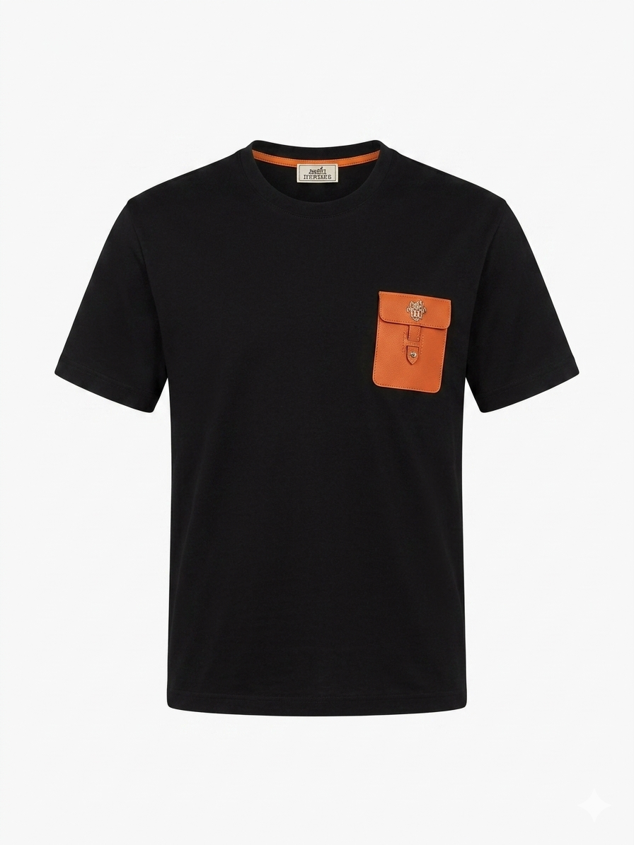 Hermes T-Shirt Cotton Fabric Made in Turkey
