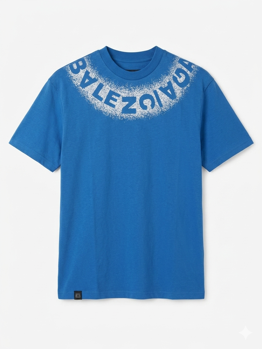 Balenciaga T-Shirt Cotton Fabric Made in Turkey