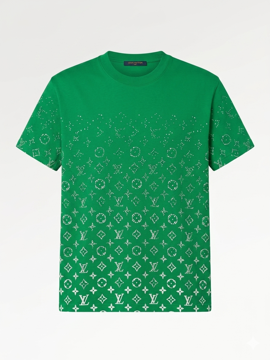 Louis Vuitton T-Shirt Cotton Fabric Made in Turkey