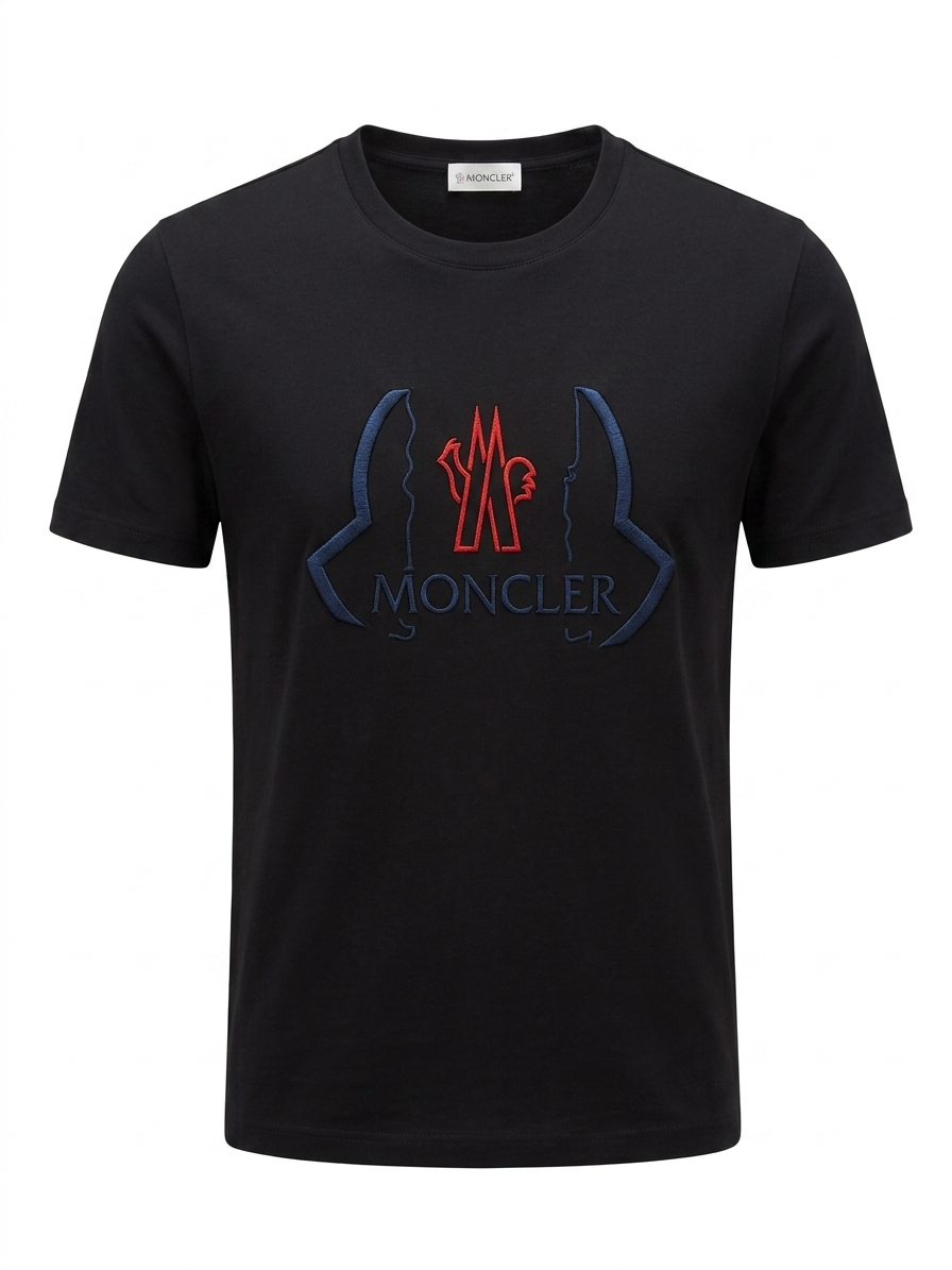 Moncler T-Shirt Cotton Fabric Made in Turkey