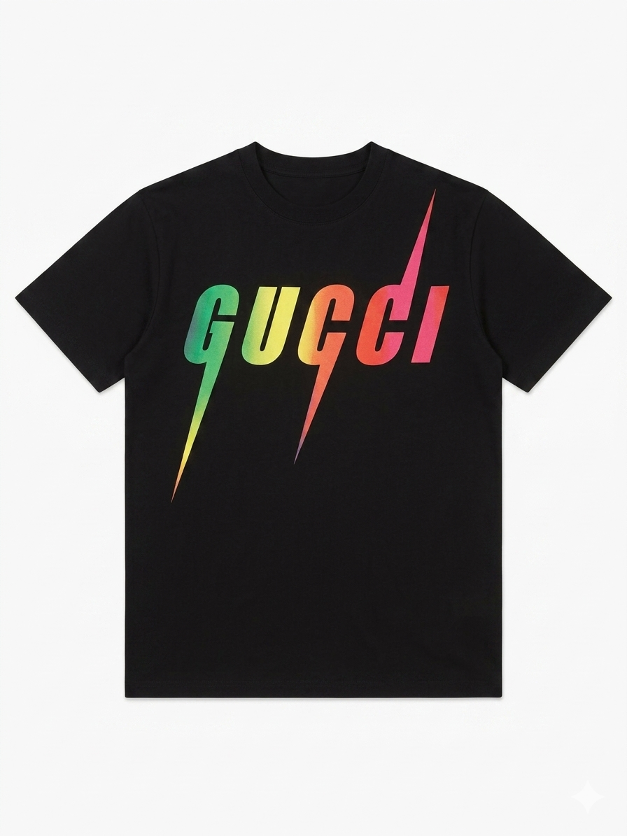 Gucci T-Shirt Cotton Fabric Made in Turkey
