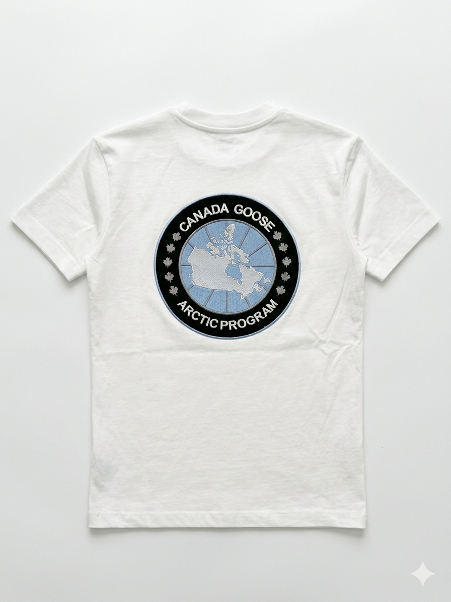Canada Goose T-Shirt Cotton Fabric Made in Turkey