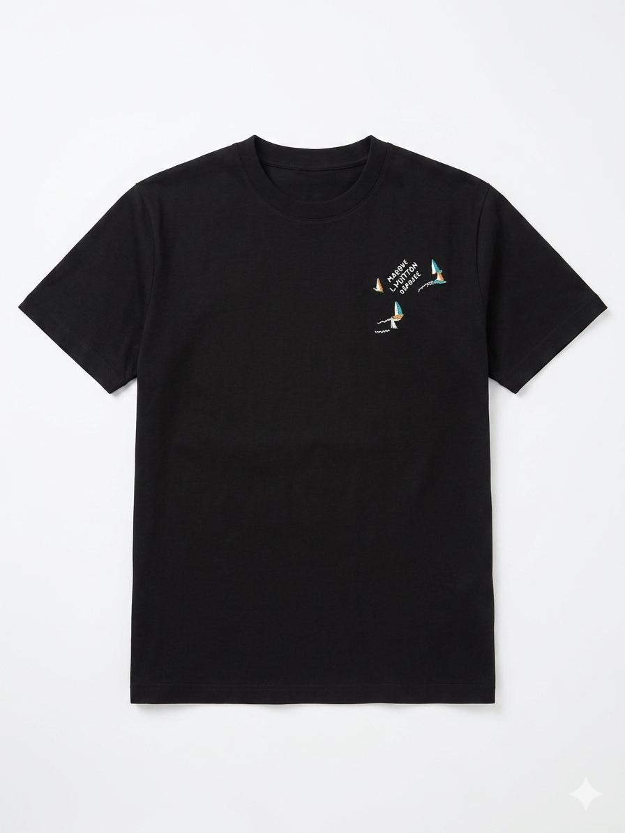 Louis Vuitton T-Shirt Cotton Fabric Made in Turkey