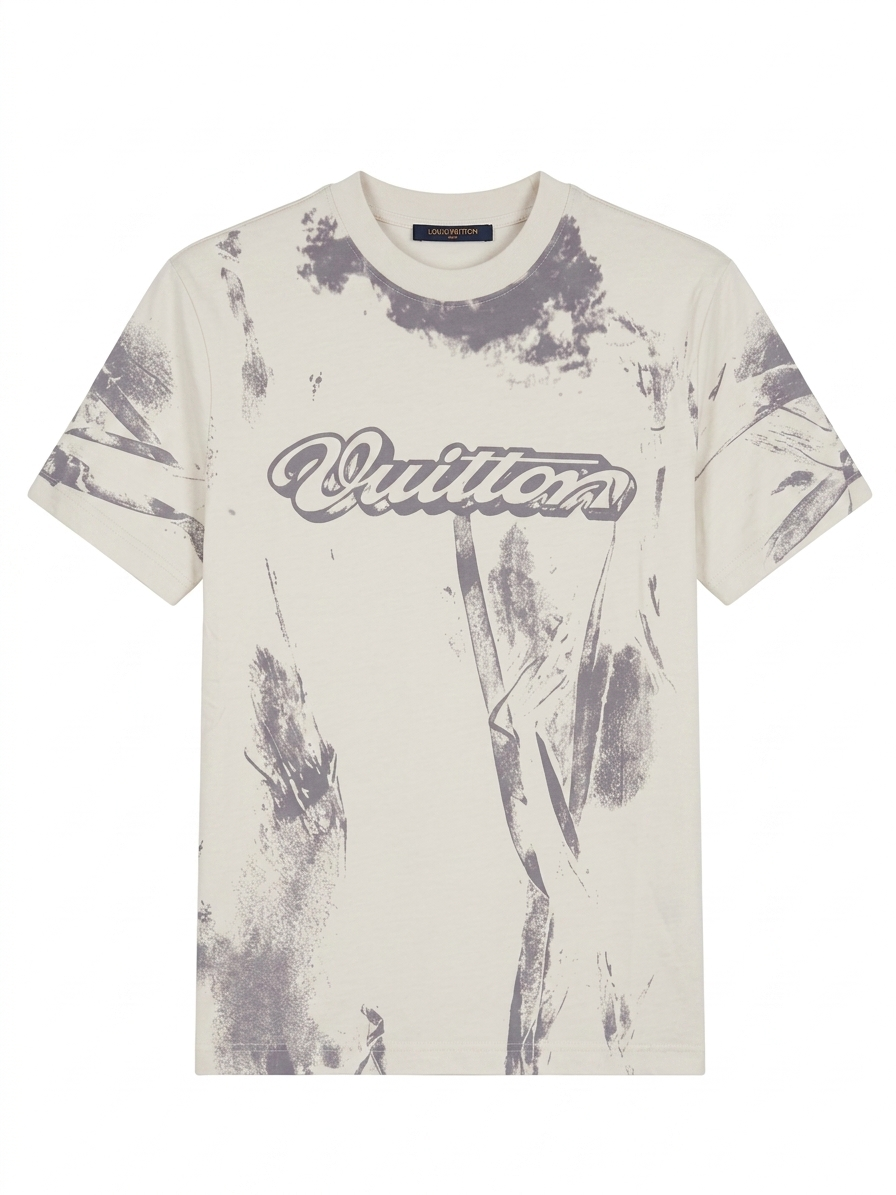 Louis Vuitton T-Shirt Cotton Fabric Made in Turkey