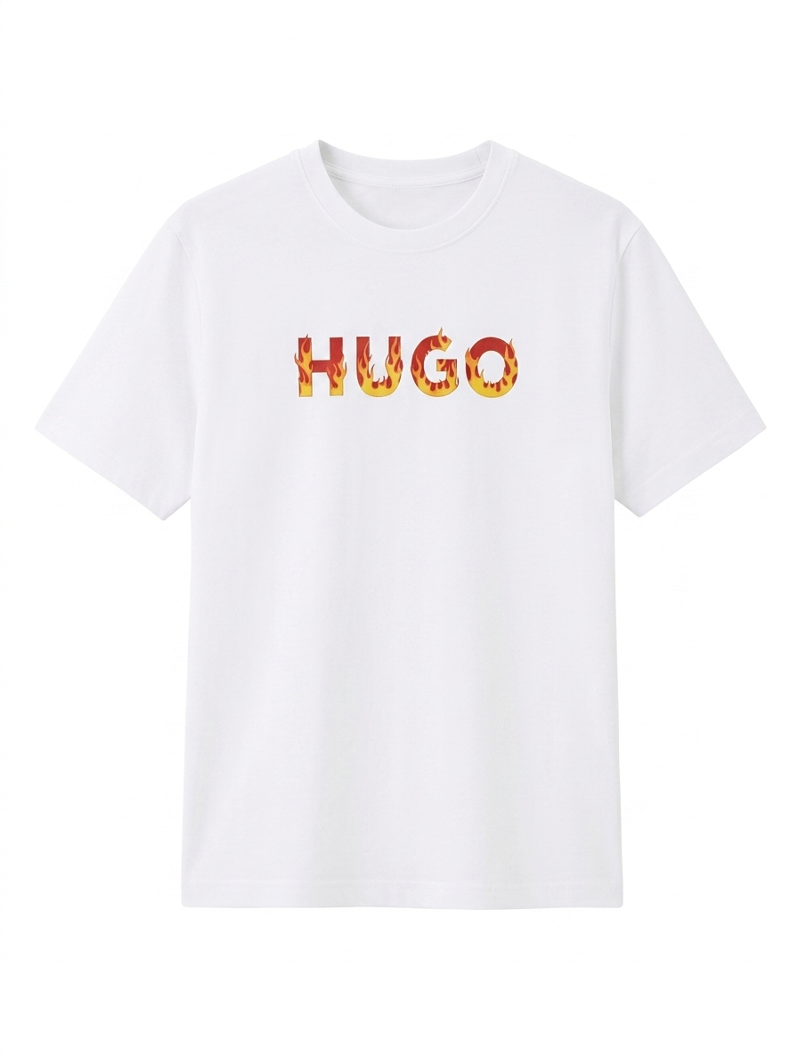 Hugo T-Shirt Cotton Fabric Made in Turkey