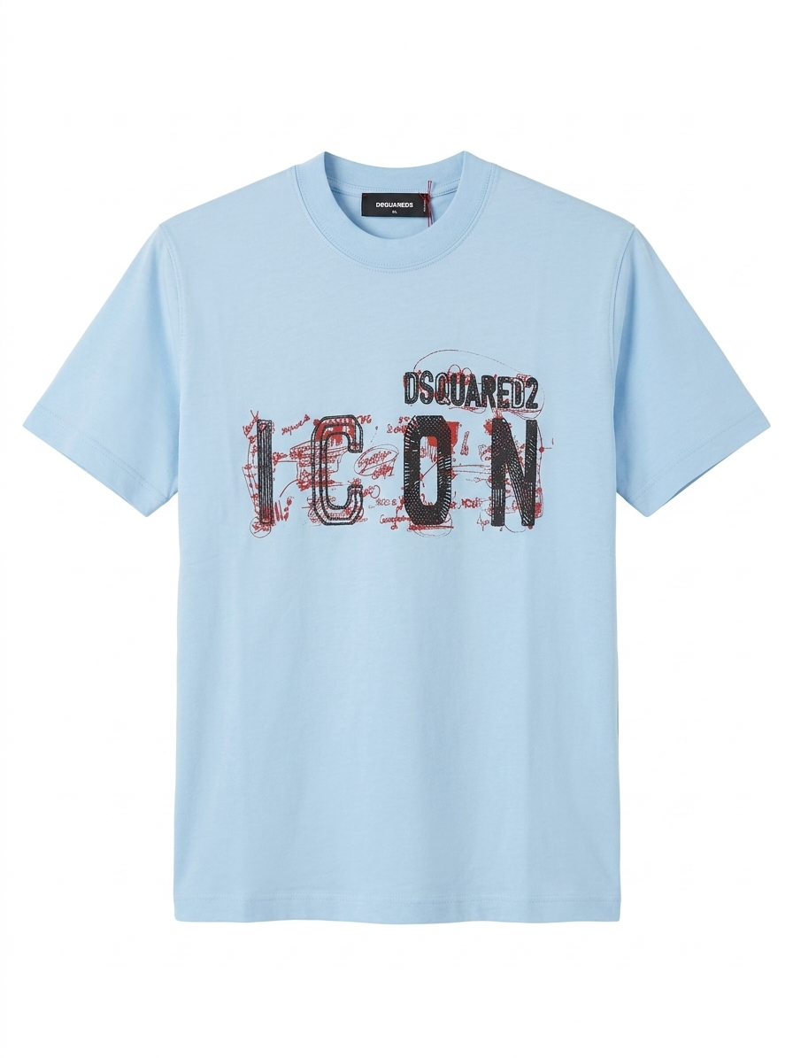 DSQUARED2 T-Shirt Cotton Fabric Made in Turkey