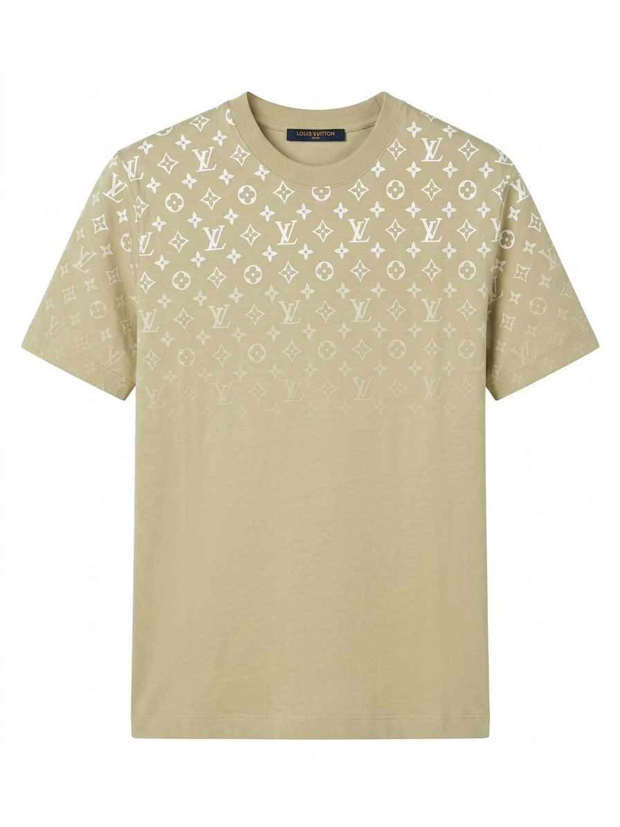 Louis Vuitton T-Shirt Cotton Fabric Made in Turkey