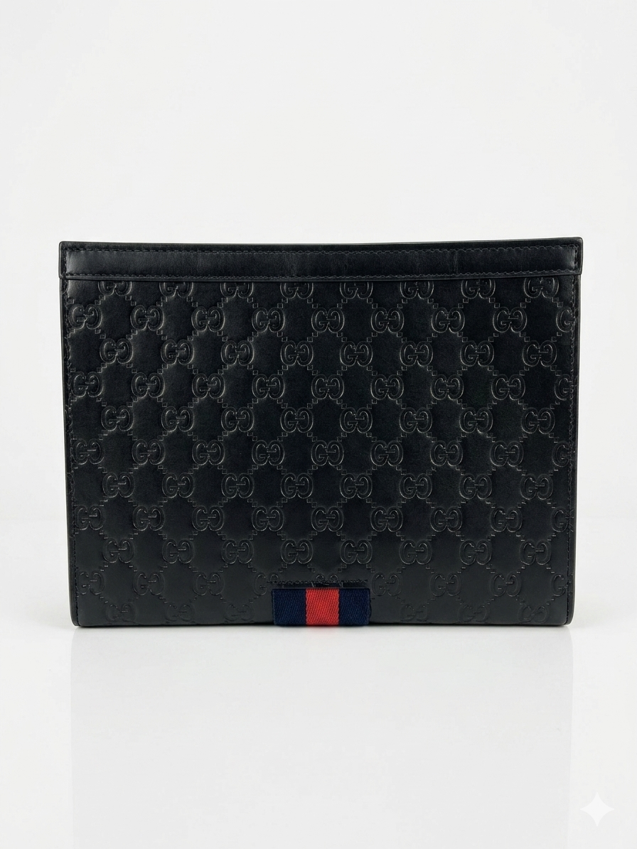 Gucci Signature Hand Pouch