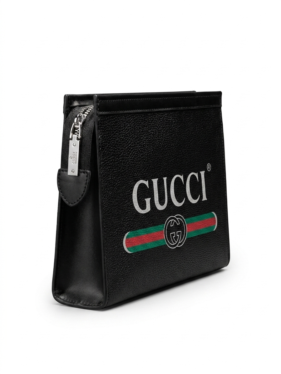 Gucci Print Hand Pouch