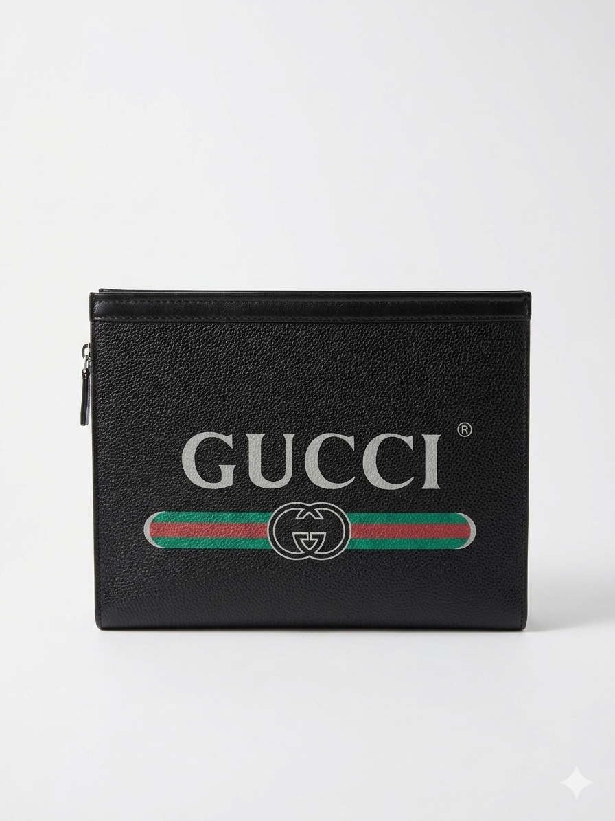 Gucci Print Hand Pouch