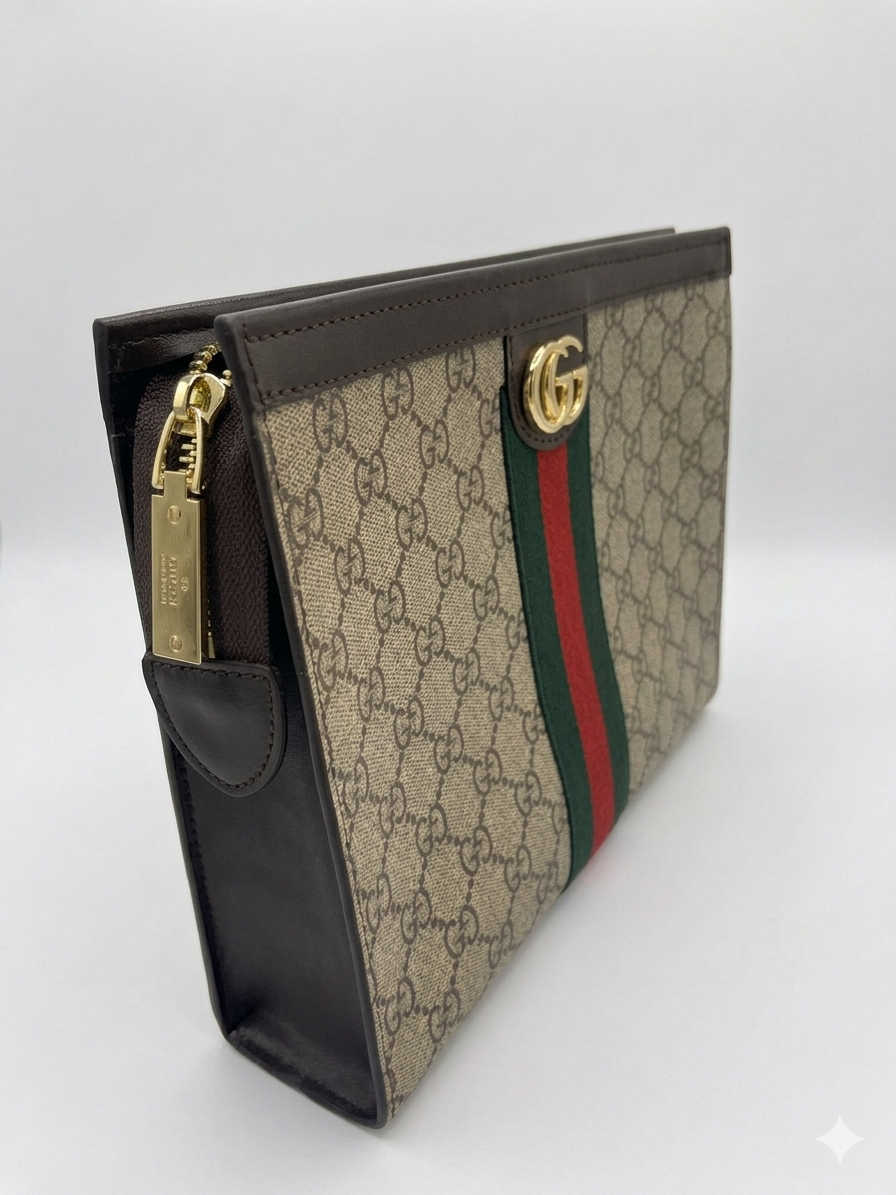 Gucci Ophidia GG Supreme Hand Pouch