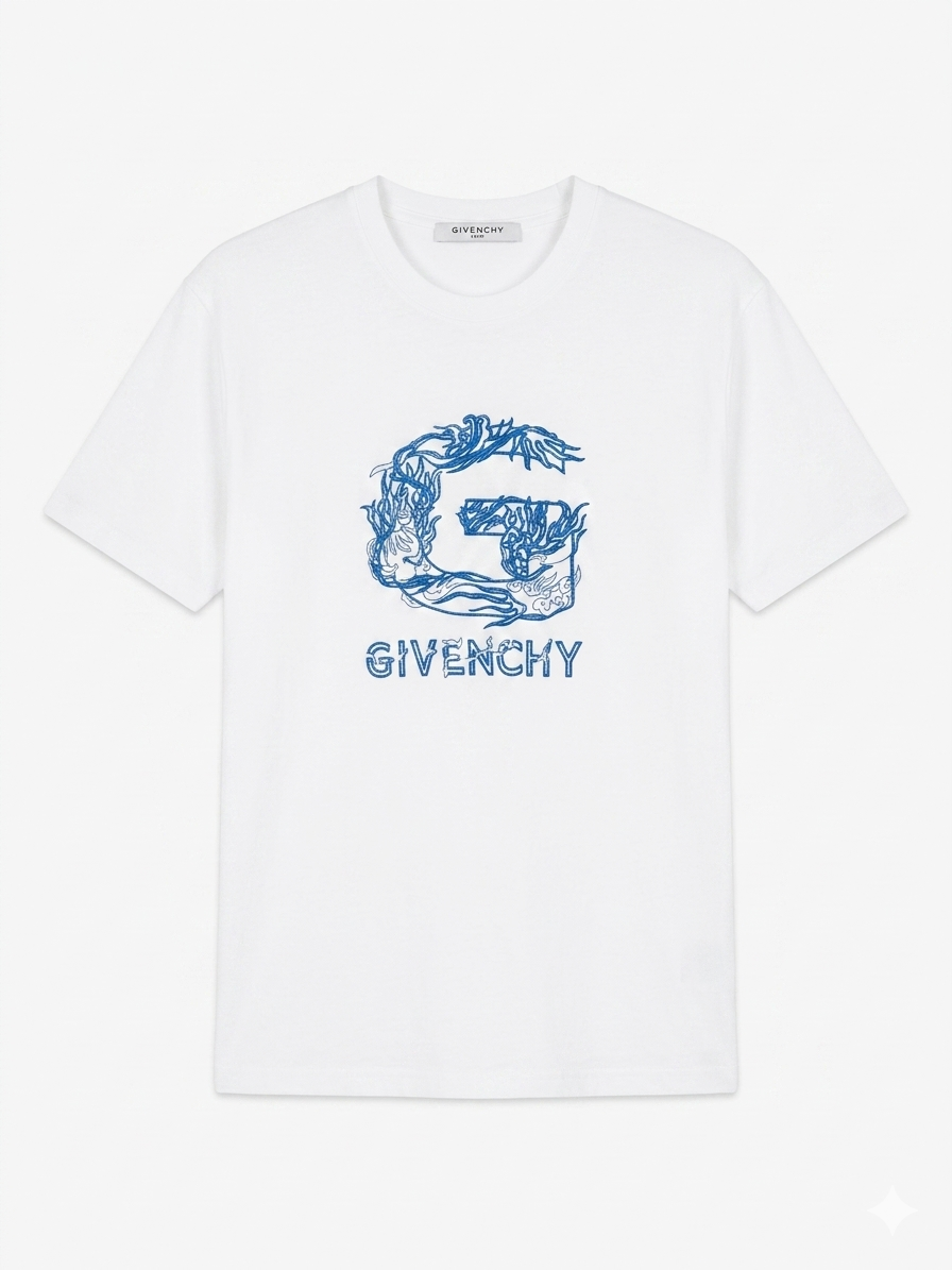 Givenchy T-Shirt Cotton Fabric Made in Turkey