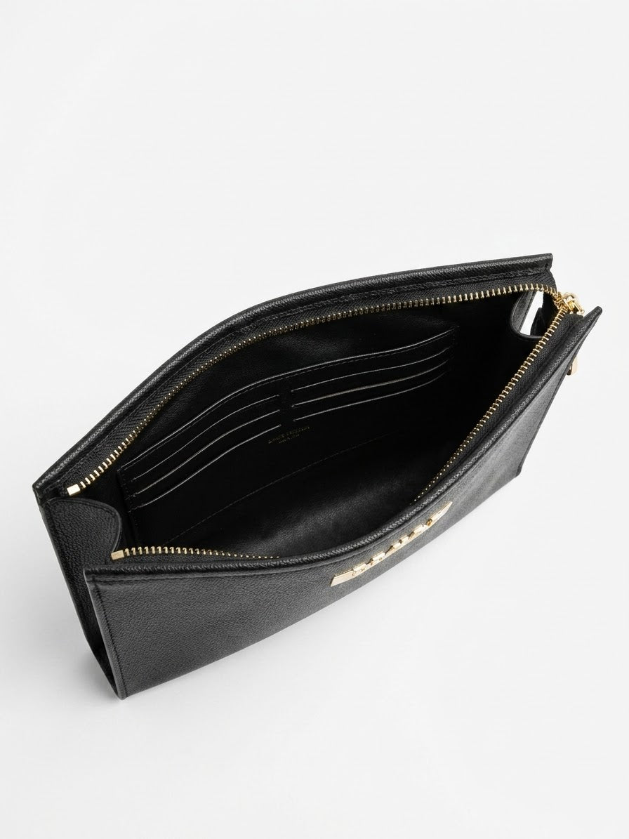 Fendi Grained Hand Pouch