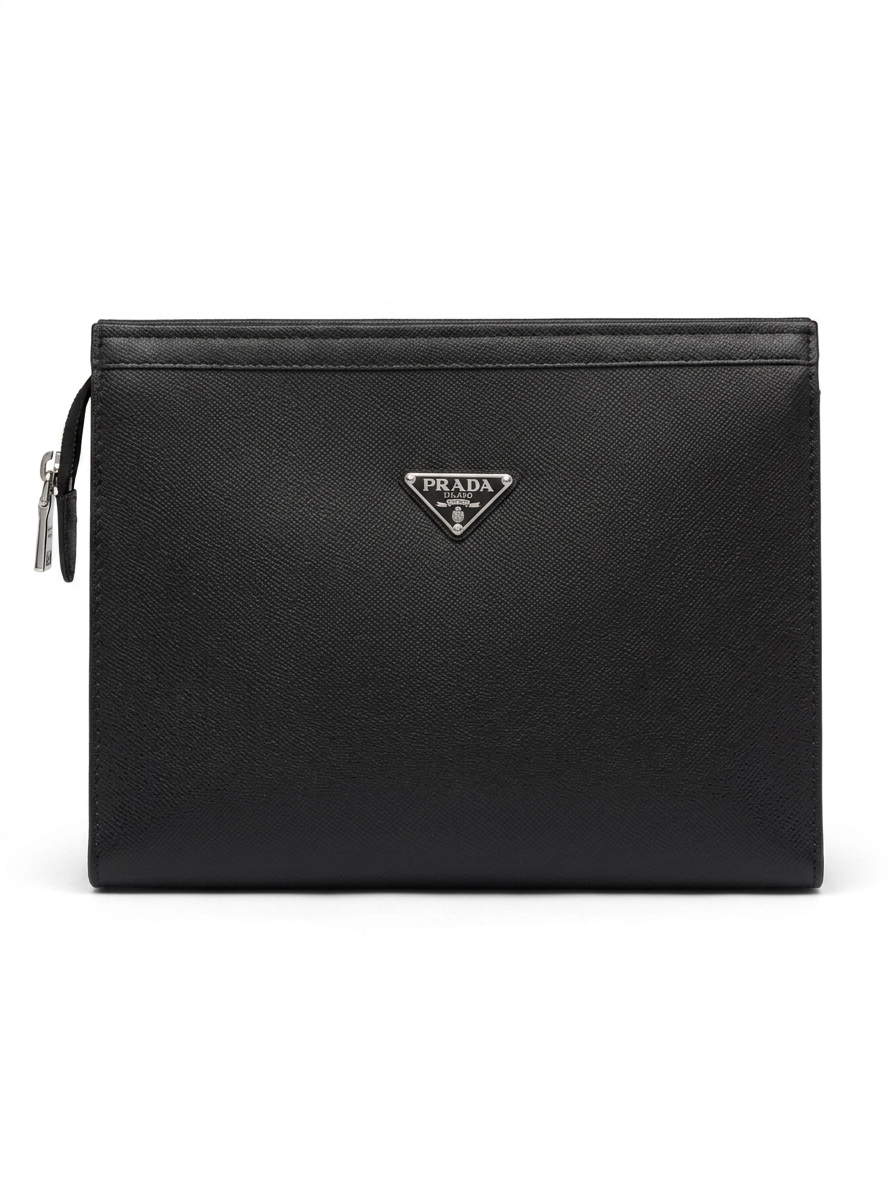 Prada Saffiano Hand Pouch