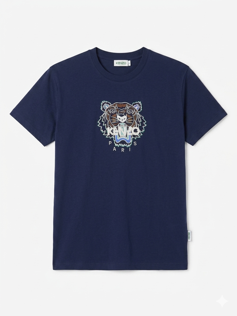 Kenzo T-Shirt Cotton Fabric Made in Turkey