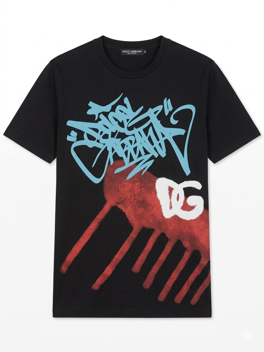Dolce & Gabbana T-Shirt Cotton Fabric Made in Turkey