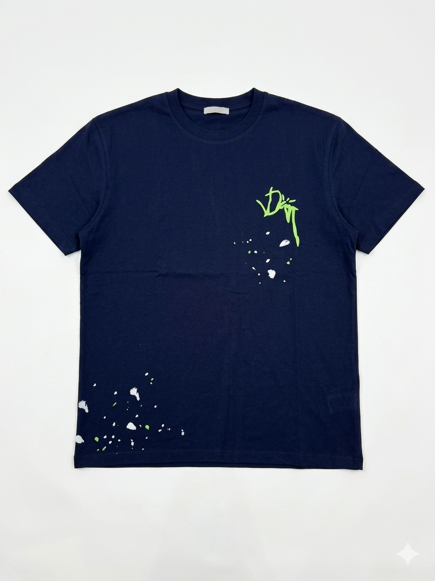 Dior T-Shirt Cotton Fabric Made in Turkey