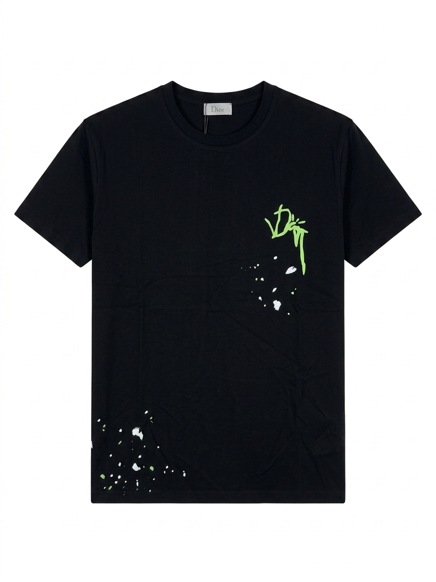 Dior T-Shirt Cotton Fabric Made in Turkey