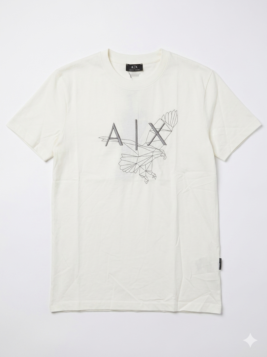 Armani Exchange (A|X) T-Shirt Cotton Fabric Made in Turkey