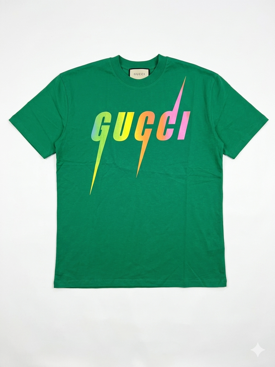 Gucci T-Shirt Cotton Fabric Made in Turkey