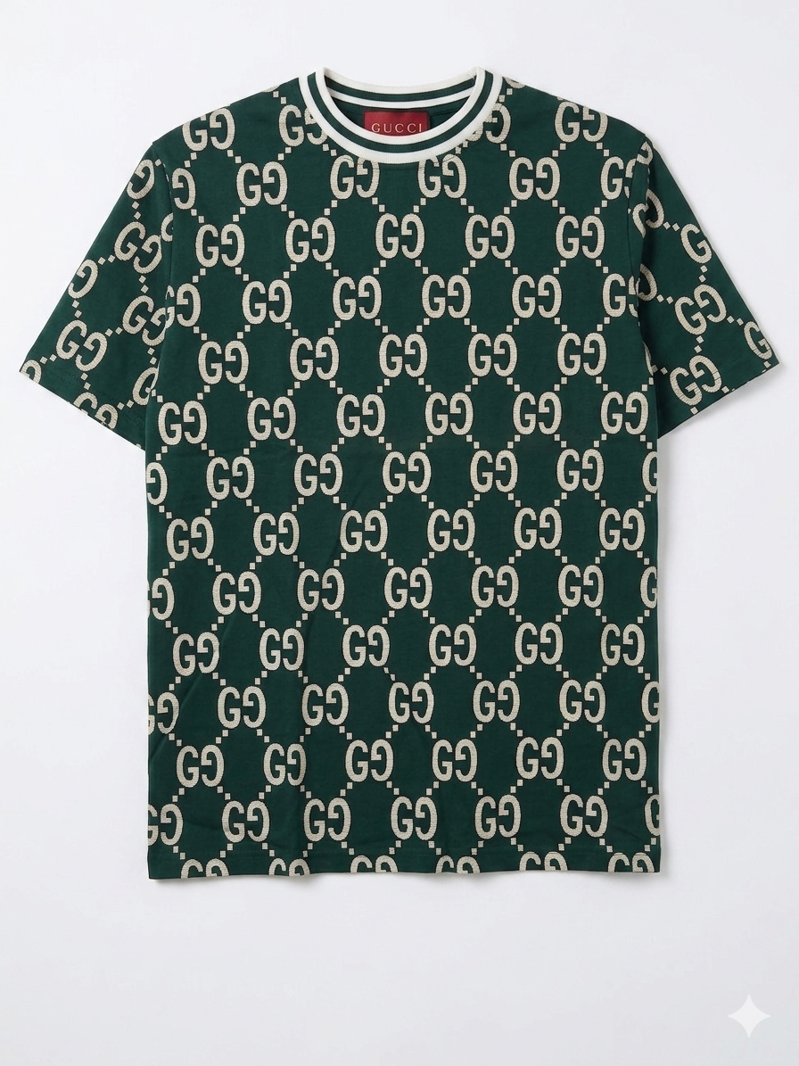 Gucci T-Shirt Cotton Fabric Made in Turkey