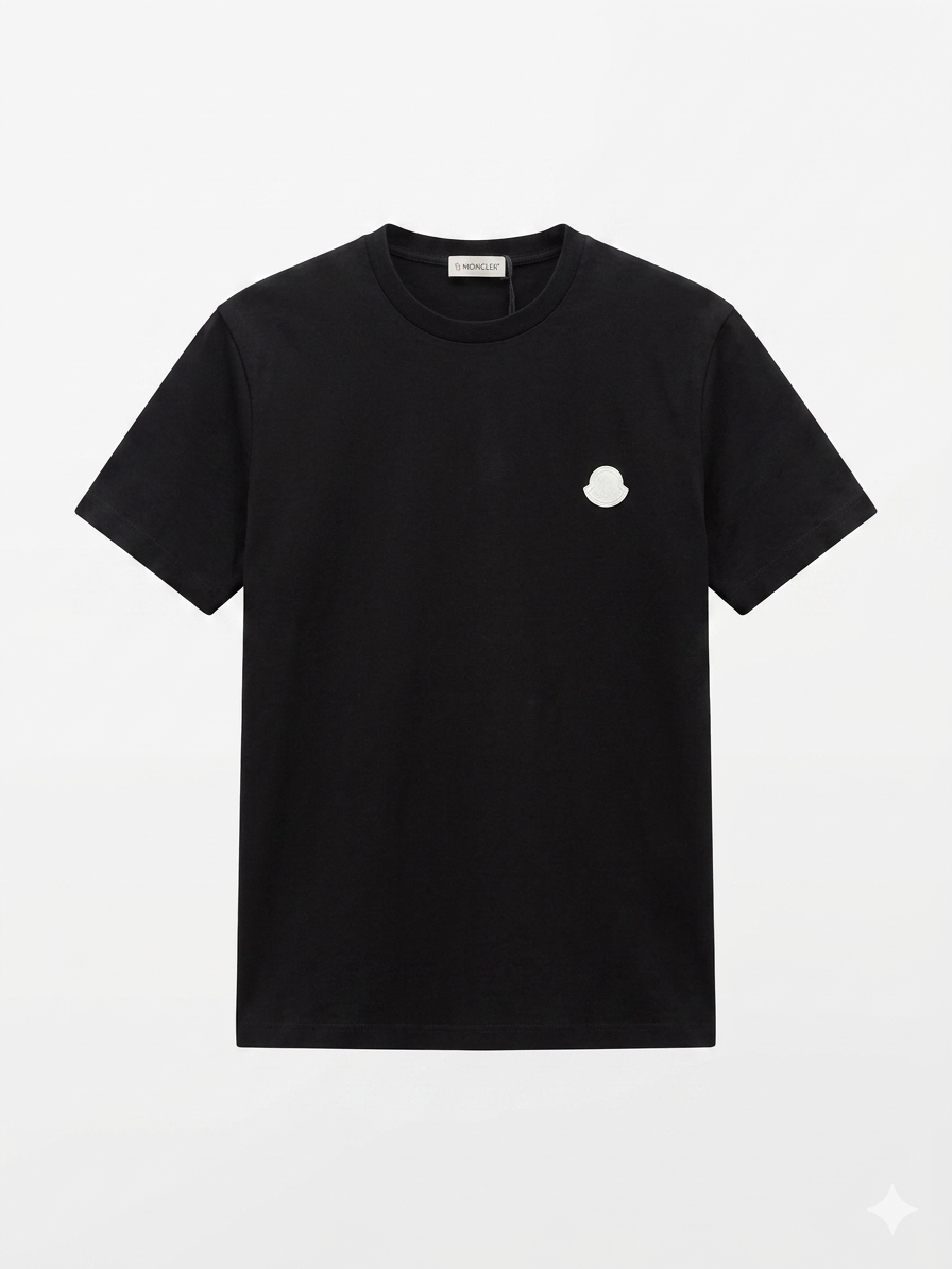 Moncler T-Shirt Cotton Fabric Made in Turkey