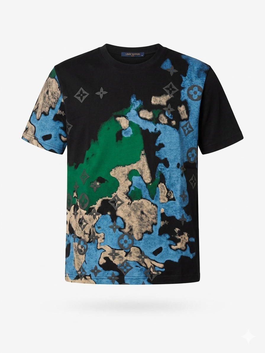 Louis Vuitton T-Shirt Cotton Fabric Made in Turkey