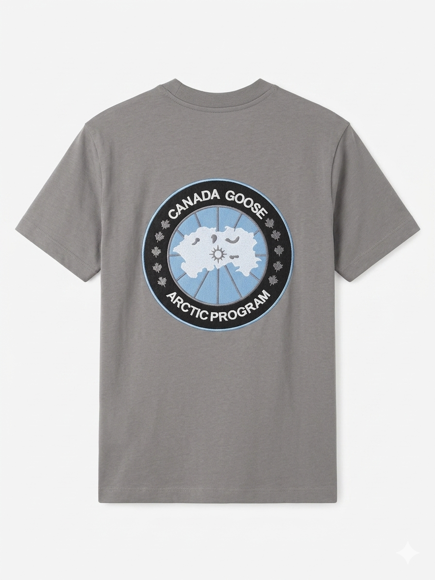 Canada Goose T-Shirt Cotton Fabric Made in Turkey