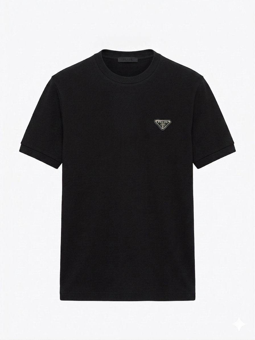 Prada T-Shirt Cotton Fabric Made in Turkey