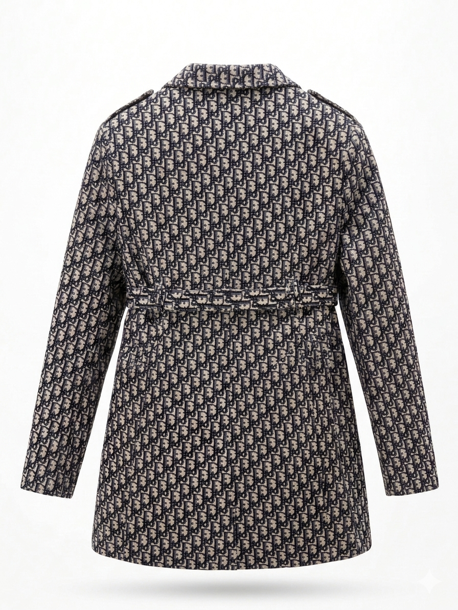 Christian Dior Oblique Belted Trench Coat / Jacket