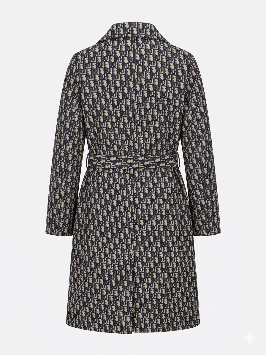 Christian Dior Oblique Belted Trench Coat / Jacket
