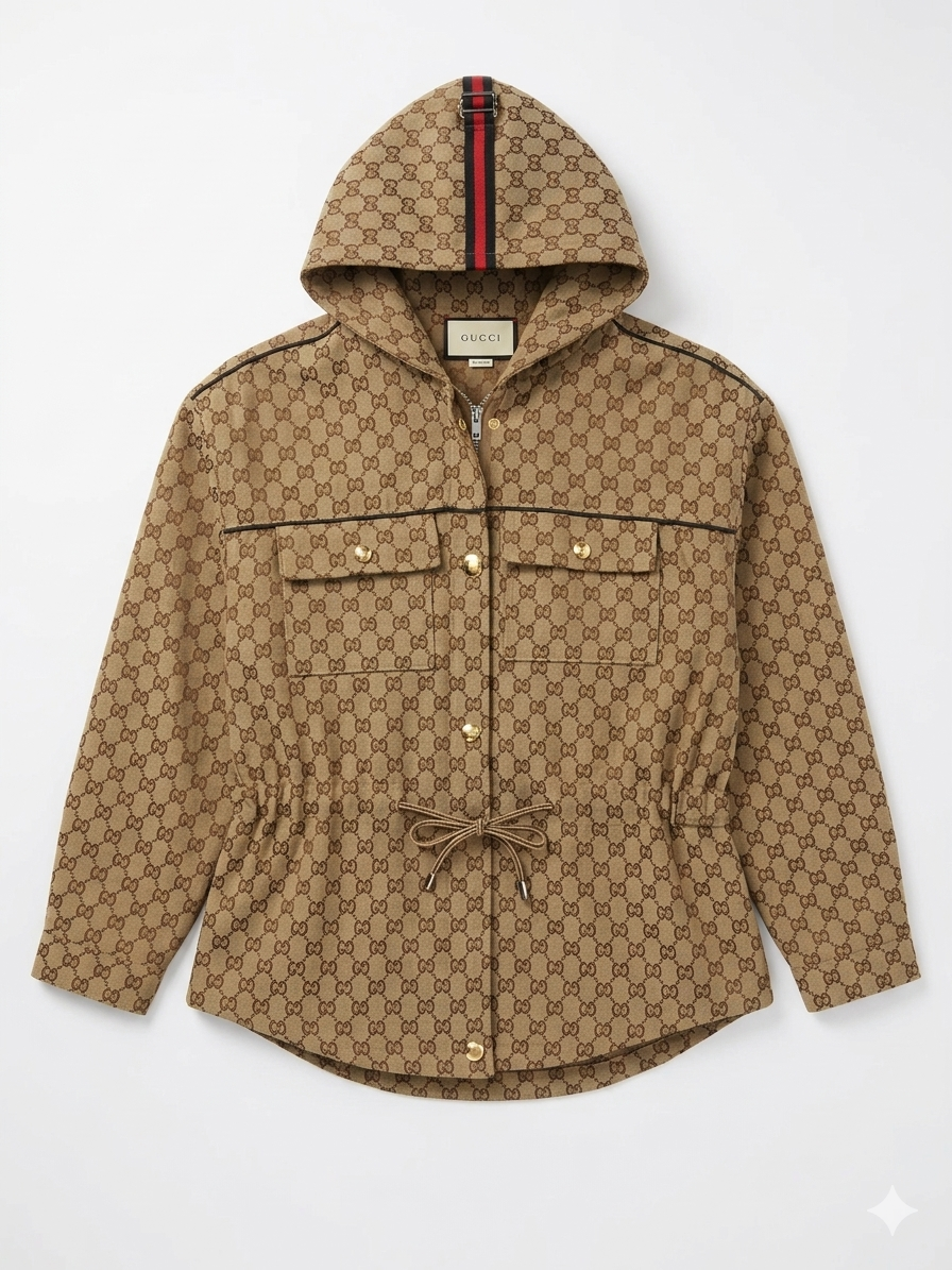 Gucci GG Canvas Hooded Jacket