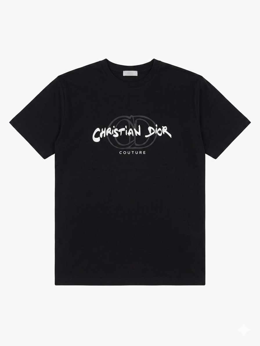 Dior T-Shirt Cotton Fabric Made in Turkey