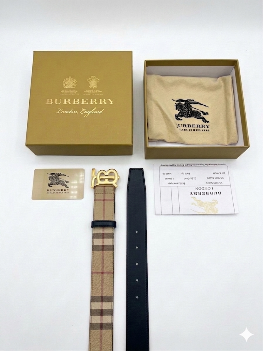 Burberry Logo Belt 1:1 Grade Quality