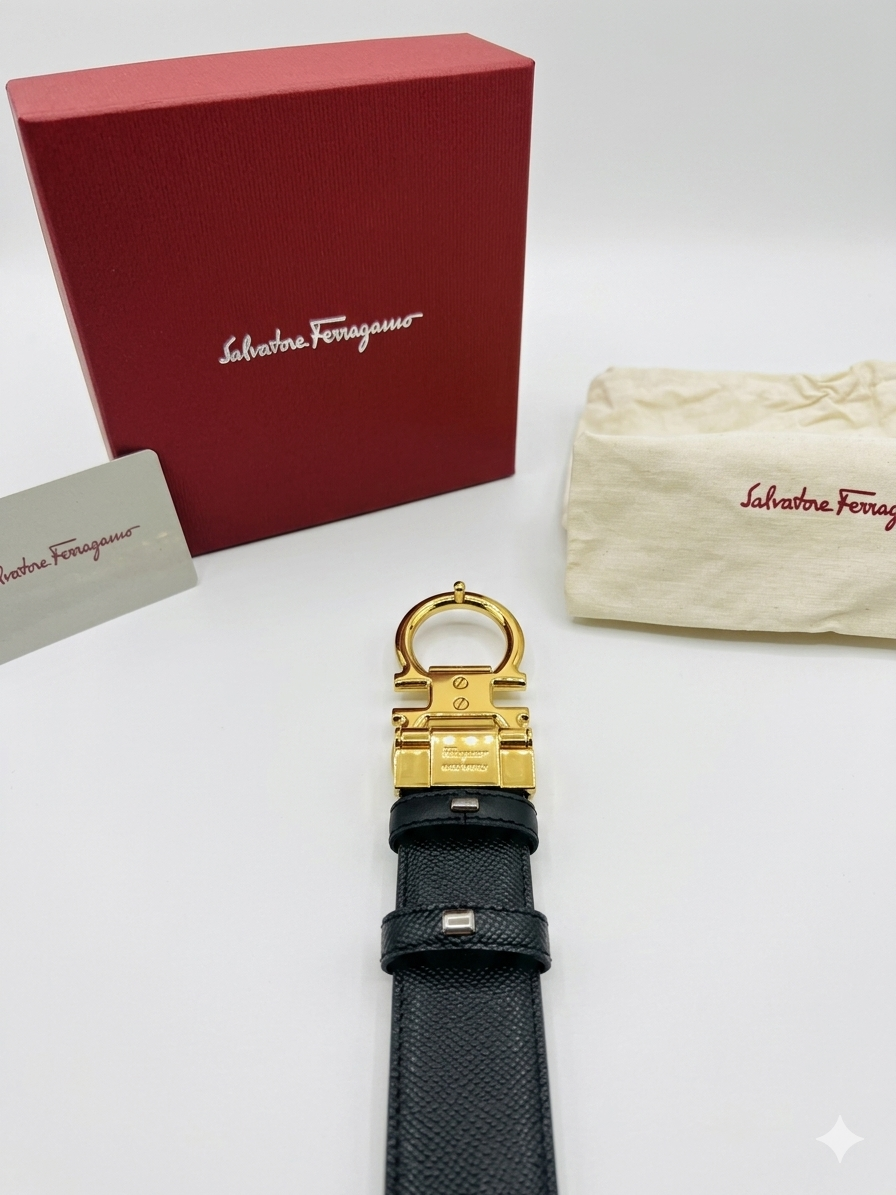 Ferragamo Logo Belt 1:1 Grade Quality