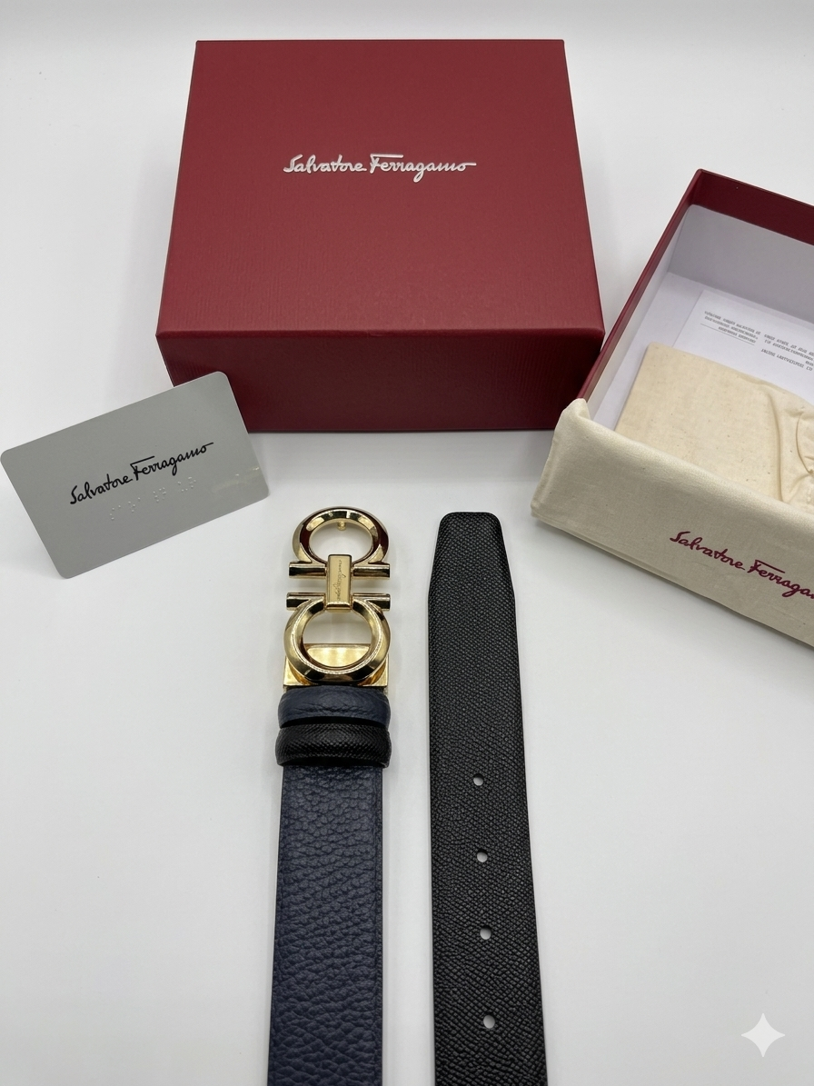 Ferragamo Logo Belt 1:1 Grade Quality