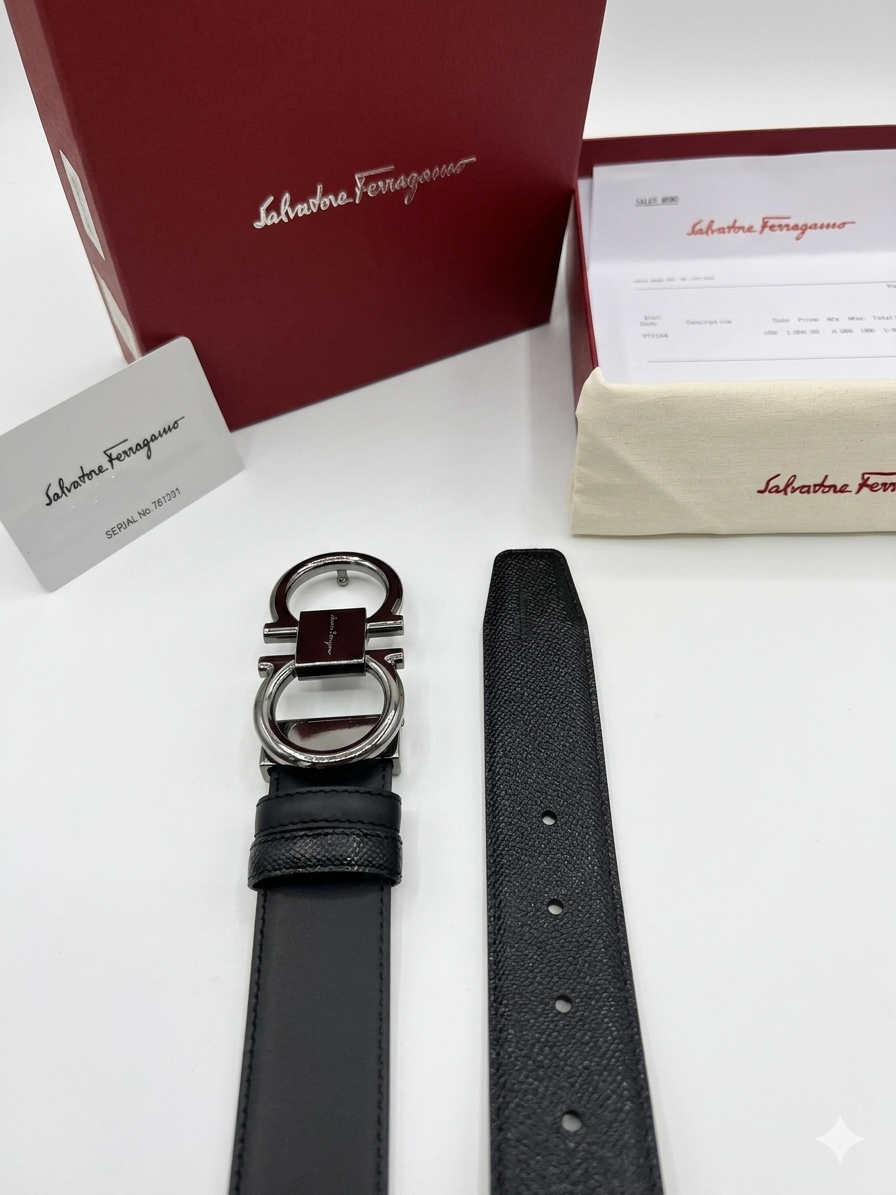 Ferragamo Logo Belt 1:1 Grade Quality