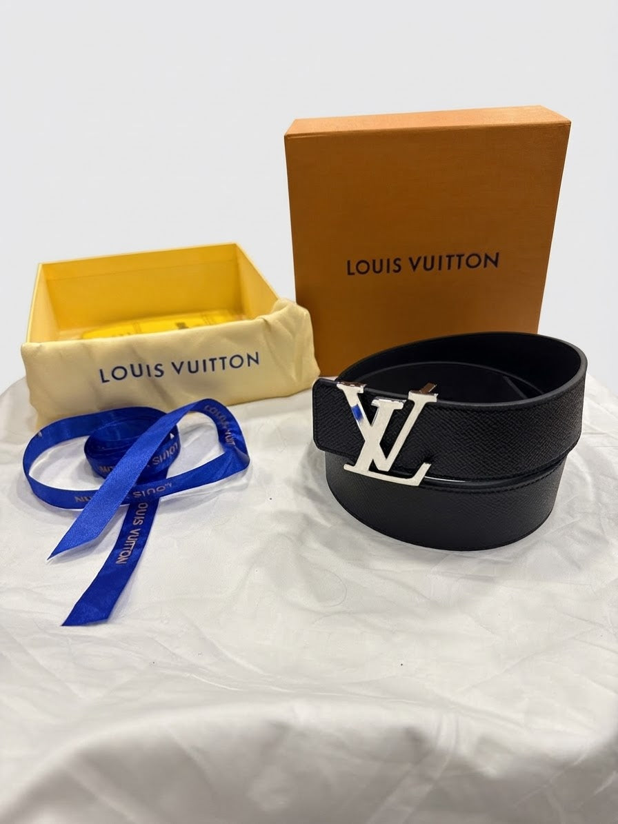 Louis Vuitton 1:1 Grade Taiga Leather Reversible Belt
