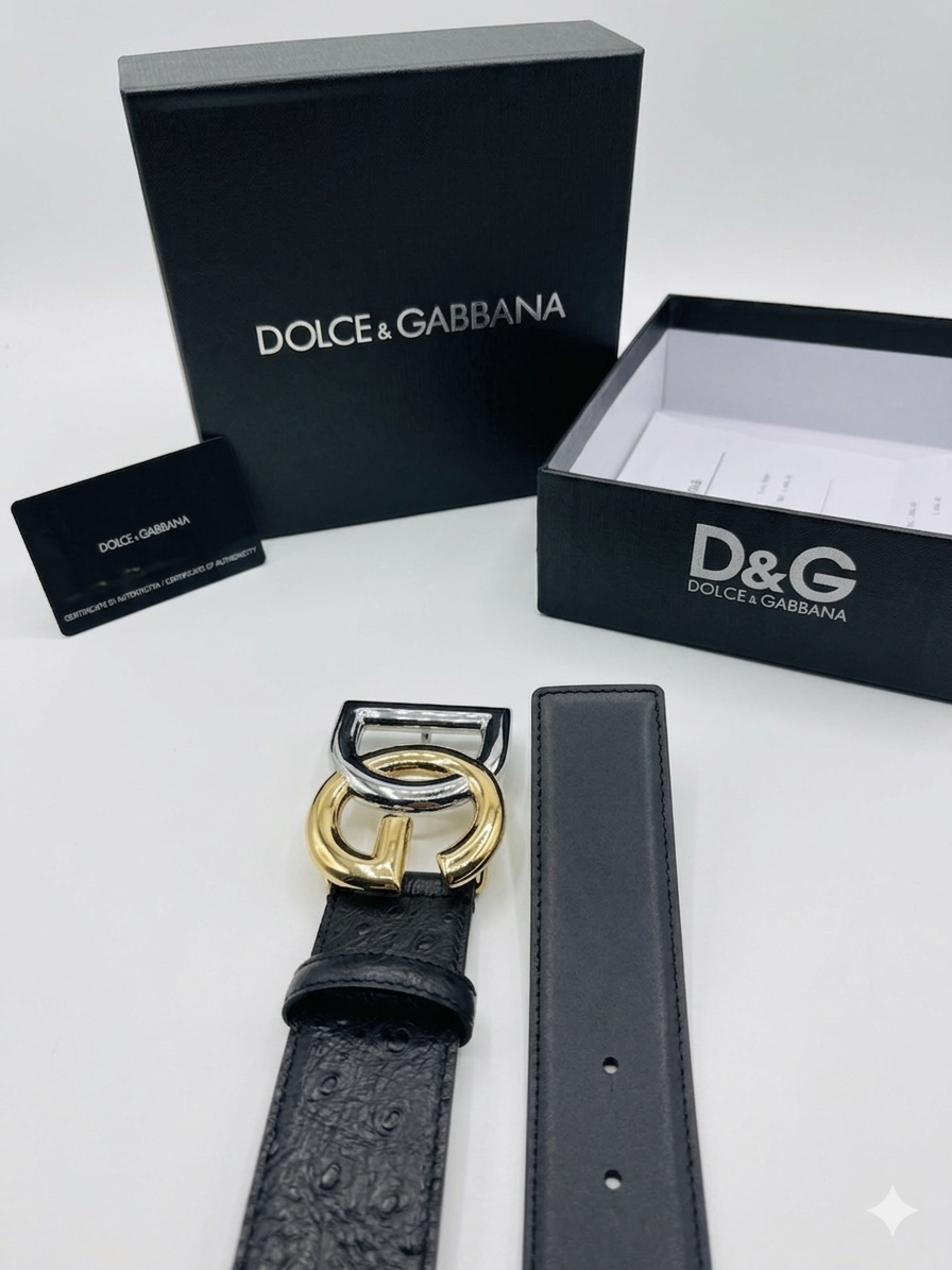 Dolce & Gabbana Mixed-Metal DG Logo