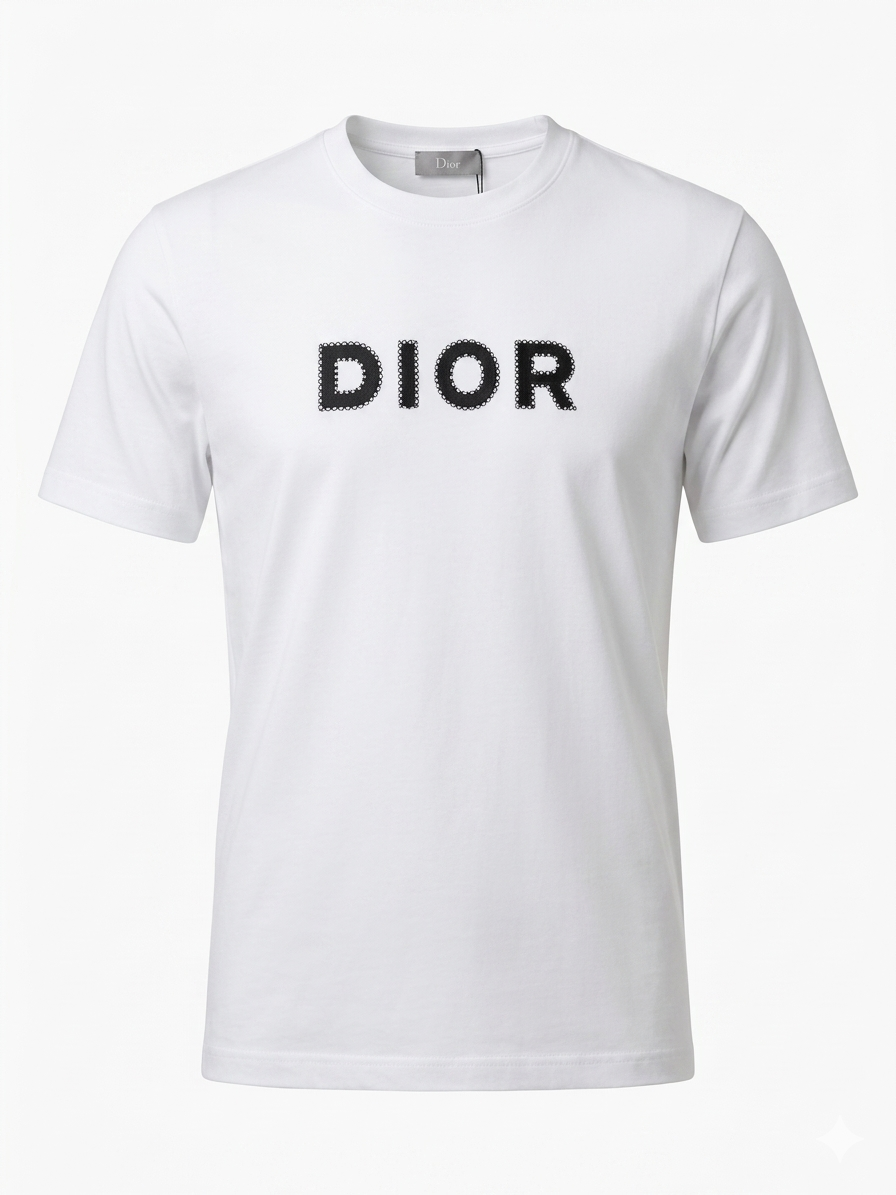 Dior Embroidered Logo T-Shirt